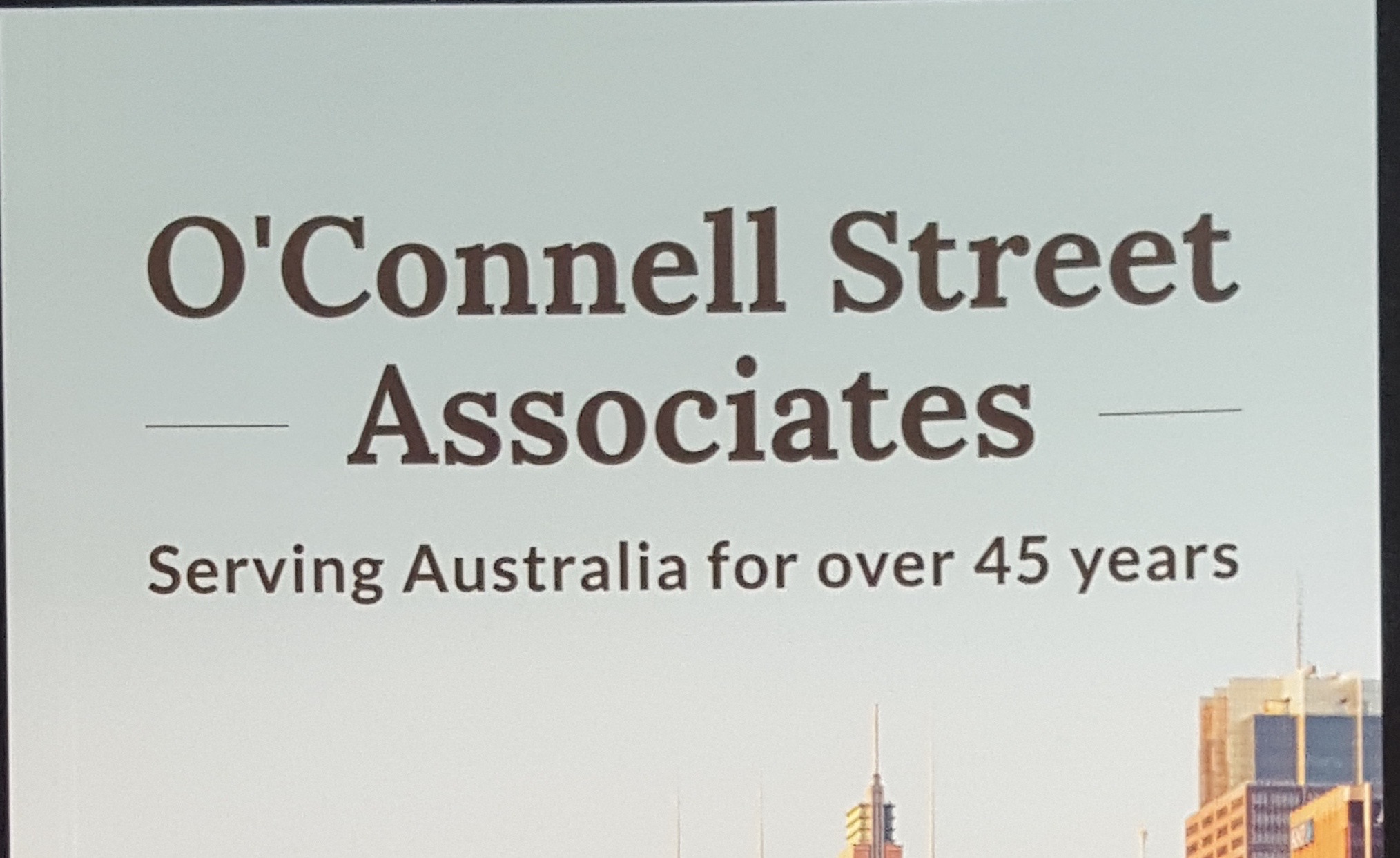 O'Connell Street Associates history